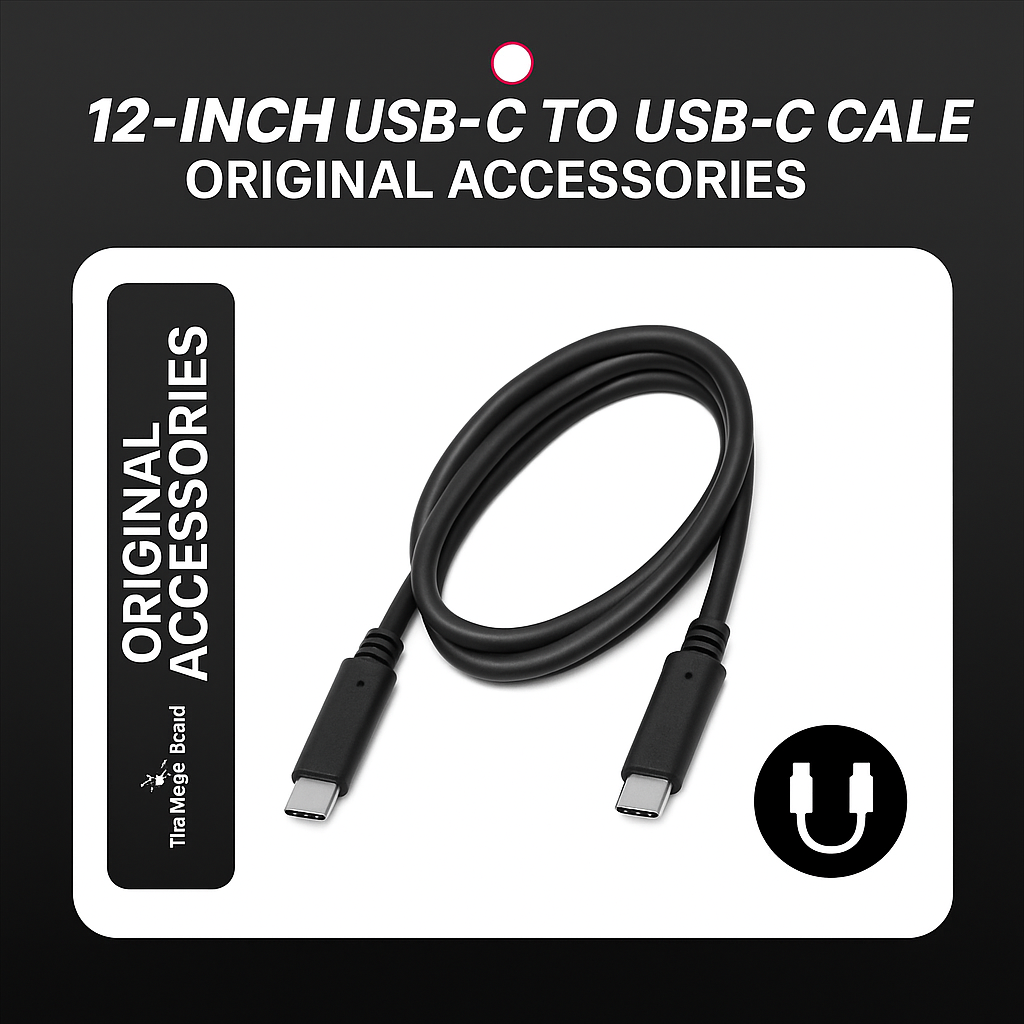 USB-C to USB-C Power Cable (12 inch)