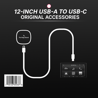 USB-A to USB-C Power Cable (12 inch)