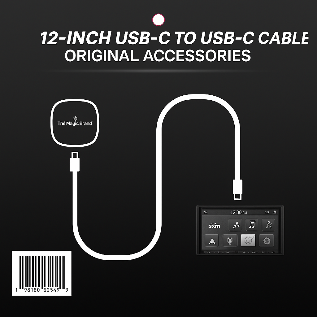 USB-C to USB-C Power Cable (12 inch)