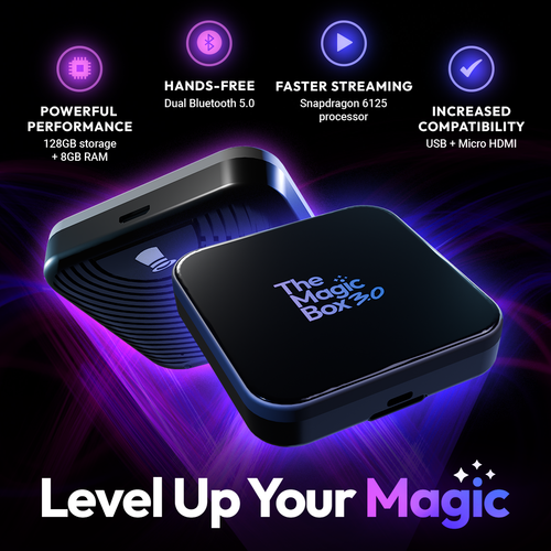 Watch Live TV using CarPlay with Magic Box – The Magic Brand