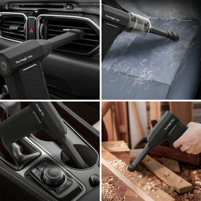 Cars, seats, consoles, and workshops