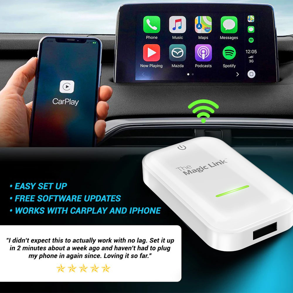  CarlinKit Wireless CarPlay Car Adapter for Android Car Radio, Wireless Android Auto & Apple CarPlay 2 in 1 Dongle-Low Power  Consumption,Support Plug & Play,Screen Mirroring,OTA Update,Google Maps etc  : Electronics